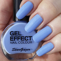 Stargazer GEL EFFECT Nail Polish Extra Glossy Gel Like Varnish NO UV/LED Lamp Sky - pastel blue Health & Beauty:Nail Care, Manicure & Pedicure:Nail Polish & Powders:Nail Polish galaxy nail polish nails polish