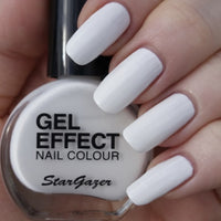 Stargazer GEL EFFECT Nail Polish Extra Glossy Gel Like Varnish NO UV/LED Lamp Snow - white Health & Beauty:Nail Care, Manicure & Pedicure:Nail Polish & Powders:Nail Polish galaxy nail polish nails polish