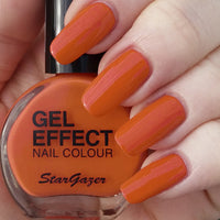 Stargazer GEL EFFECT Nail Polish Extra Glossy Gel Like Varnish NO UV/LED Lamp Tangy - orange Health & Beauty:Nail Care, Manicure & Pedicure:Nail Polish & Powders:Nail Polish galaxy nail polish nails polish