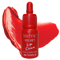 Technic Velvet Lip Cream Liquid Lipsticks Red Lip Colour Collection Hot Red Health & Beauty:Make-Up:Lips:Lipstick galaxy lips lipstick makeup