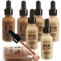 Technic PRO Glow Liquid Foundation Lightweight Satin Finish Health & Beauty:Make-Up:Face:Foundation base face foundation galaxy makeup