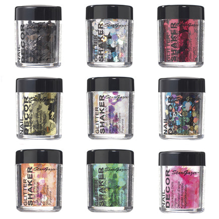 Stargazer Chunky Loose Glitter Shaker Face Body Nail Art Manicure Decor Best selling products (DO NOT DELETE) fancy galaxy glitter makeup OrderlyEmails - Recommended Products stars