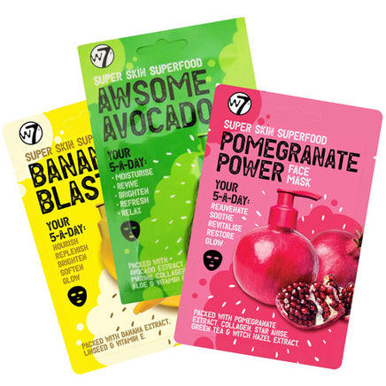 W7 Super Skin Superfood Face Mask Revitalise Nourish Brighten Glow Calm 1 Sachet Health & Beauty:Skin Care:Skin Masks face care face mask galaxy skin
