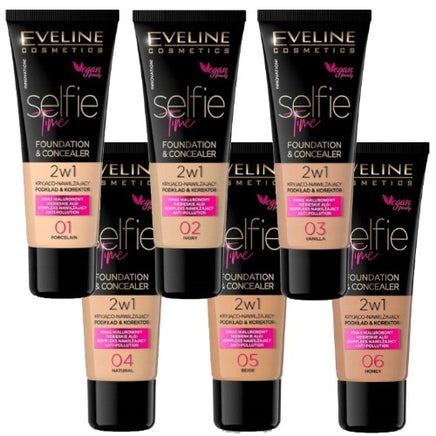 Eveline Selfie Time Foundation & Concealer Health & Beauty:Make-Up:Face:Foundation base face foundation galaxy makeup