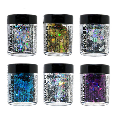 Stargazer SHAPES Chunky Loose Glitter Face Body Nail Hair Art Manicure Health & Beauty:Make-Up:Eyes:Eye Shadow fancy glitter makeup stars