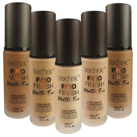 Technic PRO Finish Matte Fix Liquid Foundation Lightweight Long Lasting Health & Beauty:Make-Up:Face:Foundation base face foundation galaxy makeup