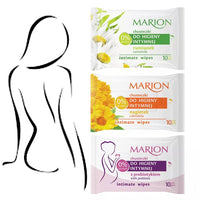 MARION Intimate Wipes Delicate Women Body Hygiene 10pcs galaxy health