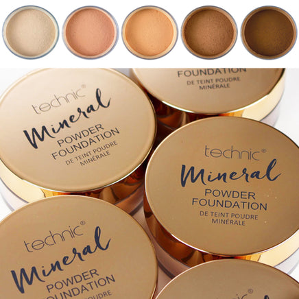 Technic Mineral Loose Face Powder Foundation Lightweight Suitable for Vegans Health & Beauty:Make-Up:Face:Foundation face galaxy makeup powder