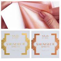 MUA LUXE Shimmer Highlighting Paper for Face & Body 40 Sheets Health & Beauty:Make-Up:Face:Bronzer, Contour & Highlighter bronzer face fancy galaxy makeup