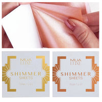 MUA LUXE Shimmer Highlighting Paper for Face & Body 40 Sheets Health & Beauty:Make-Up:Face:Bronzer, Contour & Highlighter bronzer face fancy makeup