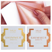 MUA LUXE Shimmer Highlighting Paper for Face & Body 40 Sheets Health & Beauty:Make-Up:Face:Bronzer, Contour & Highlighter bronzer face fancy makeup