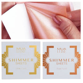 MUA LUXE Shimmer Highlighting Paper for Face & Body 40 Sheets Health & Beauty:Make-Up:Face:Bronzer, Contour & Highlighter bronzer face fancy galaxy makeup