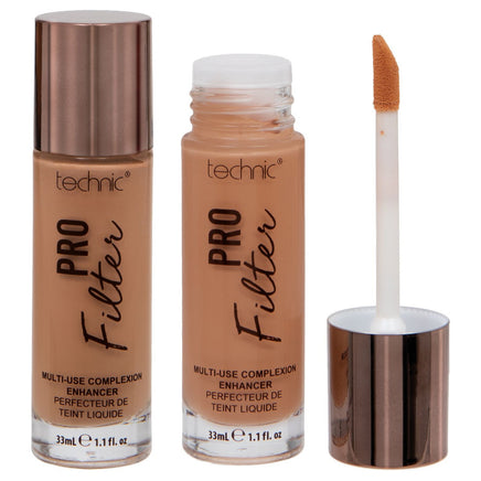 Technic Pro Filter Multi Use Complexion Enhancer Foundation Medium Warm base bronzer face galaxy Make-Up & Beauty makeup