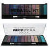 Technic Eyeshadow Palette Mega Sultry - brown purple blue teal taupe beige Health & Beauty:Make-Up:Eyes:Eye Shadow eyes eyeshadow makeup