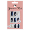 W7 Glamorous Nails False Tips Full Coverage Set of 24 + Glue Lasts up to 7 days Midnight Dream Jems & Glitter Health & Beauty:Nail Care, Manicure & Pedicure:Nail Art:Artificial Nail Tips false nails nails