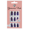 W7 Glamorous Nails False Tips Full Coverage Set of 24 + Glue Lasts up to 7 days Milky Way Chrome Chameleon Stiletto Health & Beauty:Nail Care, Manicure & Pedicure:Nail Art:Artificial Nail Tips false nails nails