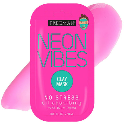 Freeman Face Mask NEON VIBES Collection All Skin Types No Stress Oil Absorbing Clay Mask Health & Beauty:Skin Care:Skin Masks face care face mask galaxy skin