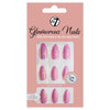 W7 Glamorous Nails False Tips Full Coverage Set of 24 + Glue Lasts up to 7 days Pink Bell Chrome Chameleon Stiletto Health & Beauty:Nail Care, Manicure & Pedicure:Nail Art:Artificial Nail Tips false nails nails