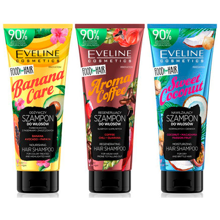 Eveline Food for Hair Shampoo Natural Ingredients 250ml Health & Beauty:Hair Care & Styling:Shampoos & Conditioners galaxy hair hair care