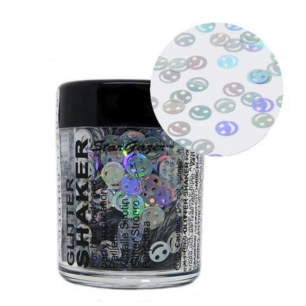 Stargazer SHAPES Chunky Loose Glitter Face Body Nail Hair Art Manicure Holographic Smiley Health & Beauty:Make-Up:Eyes:Eye Shadow fancy galaxy glitter makeup stars