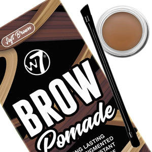 W7 Brow Pomade Eyebrow Definer Shaping Gel Colour Tint Jar & Brush Easy blend Soft Brown Health & Beauty:Make-Up:Eyes:Eyebrow Liner & Definition brows eyes makeup