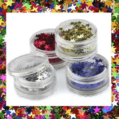 Stargazer Loose GLITTER STARS Face Body Nail Art Sequins Health & Beauty:Make-Up:Eyes:Eye Shadow fancy galaxy glitter makeup stars