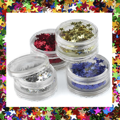 Stargazer Loose GLITTER STARS Face Body Nail Art Sequins Health & Beauty:Make-Up:Eyes:Eye Shadow fancy glitter makeup stars