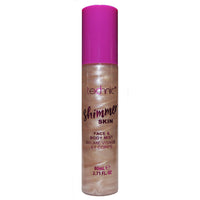 Technic Shimmer Skin Face & Body Mist Hydrating All Over Glow Spray Sunrise - iridescent pink Health & Beauty:Make-Up:Face:Setting Spray bronzer face makeup