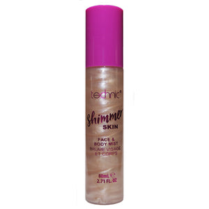Technic Shimmer Skin Face & Body Mist Hydrating All Over Glow Spray Sunrise - iridescent pink Health & Beauty:Make-Up:Face:Setting Spray bronzer face makeup