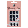W7 Glamorous Nails False Tips Full Coverage Set of 24 + Glue Lasts up to 7 days Under the Sea Glossy Short Square Health & Beauty:Nail Care, Manicure & Pedicure:Nail Art:Artificial Nail Tips false nails nails