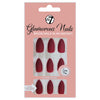 W7 Glamorous Nails False Tips Full Coverage Set of 24 + Glue Lasts up to 7 days Velvet Rope Matte Stiletto Health & Beauty:Nail Care, Manicure & Pedicure:Nail Art:Artificial Nail Tips false nails nails